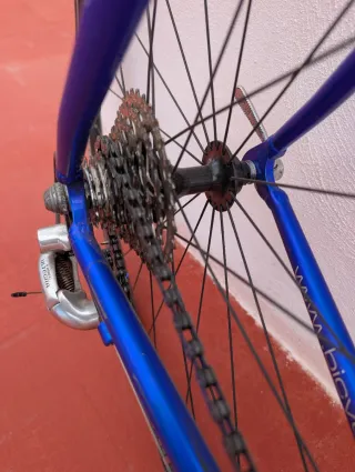 Bicicleta de carretera horquilla carbono