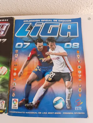 2 Álbumes LFP Liga Fútbol 06-07 y 07-08