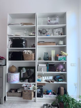 2 Estanterías Billy Blancas 80cm x 2 x 28