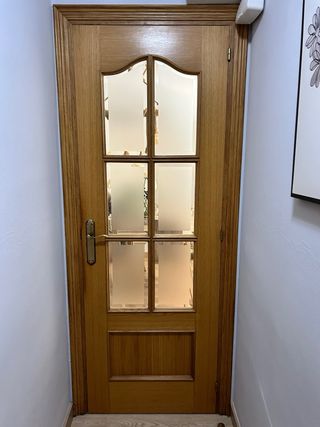 Puertas de madera maciza