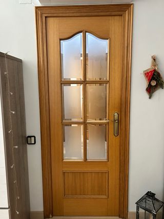 Puertas de madera maciza