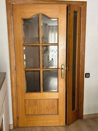 Puertas de madera maciza