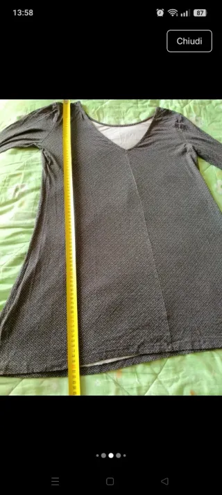 Abito fantasia geometrica