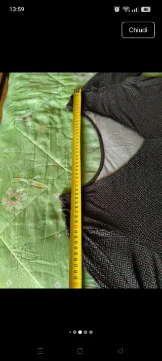 Abito fantasia geometrica