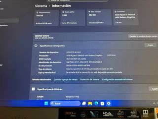 PORTÁTIL GAMING ASUS ROG RYZEN 9 40GB RAM 300HZ