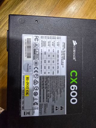 Alimentatore PSU Corsair CX600