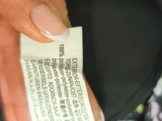 Vestido Zara gasa floral negro T.XS