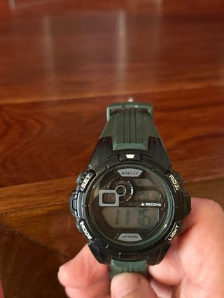 Reloj Deportivo Nowley Negro y Verde