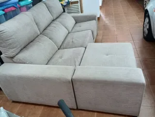 Sofá Chaiselongue color arena 3-4 Plazas