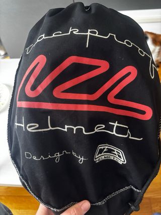 Casco de moto Shark negro y verde