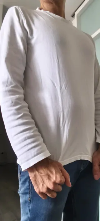 Camiseta manga larga blanca