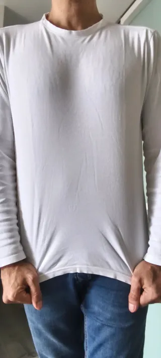 Camiseta manga larga blanca