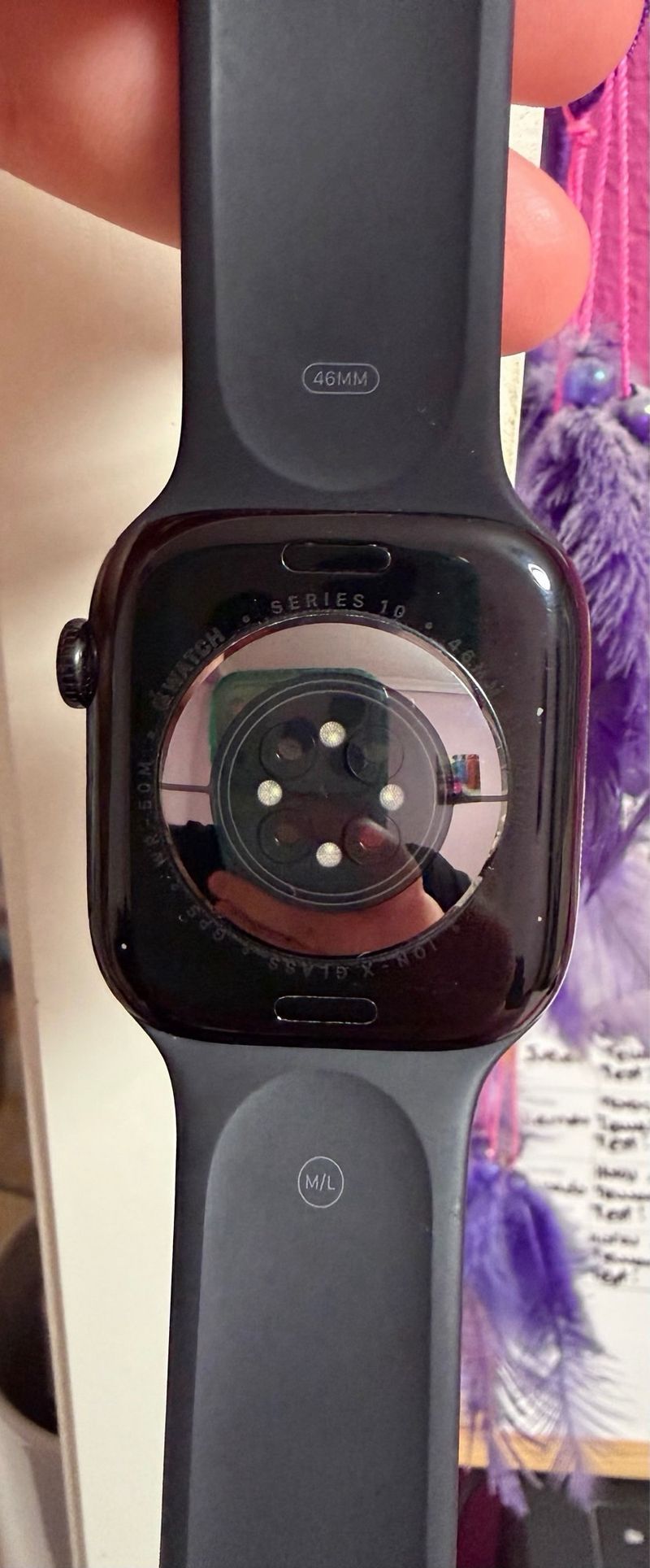 Apple Watch Series 10 46mm GPS Negro afbeelding 2