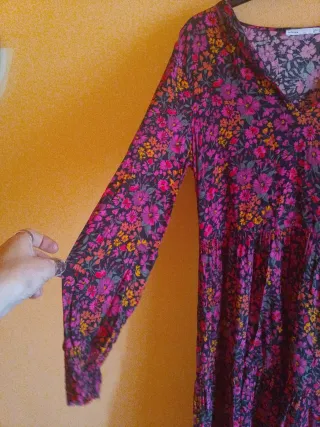 Vestido estampado floral Lefties Talla S-M