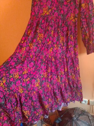 Vestido estampado floral Lefties Talla S-M