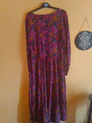 Vestido estampado floral Lefties Talla S-M