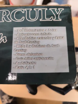 Carrete Surfcasting Bleach 470 Med 4BB