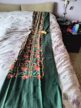 Poncho Mexicano Tío Bordado Flores