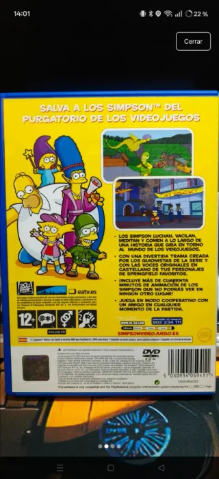 Los Simpson El Videojuego PS2