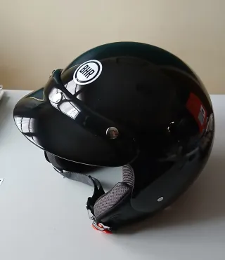 Casco Moto BHR Jet Negro