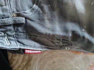 Pantalones Dsquared2 grises desgastados
