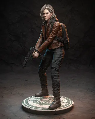 Figura Licker Resident Evil 9 requiem León grace