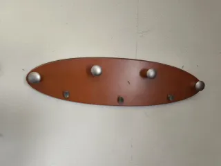 Mueble recibidor pasillo madera y metal