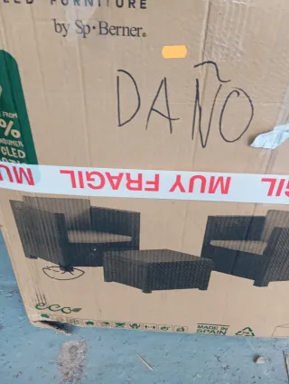 Conjunto muebles de jardín SP Berner