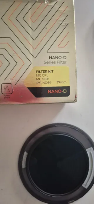 K&F CONCEPT Kit Filtri CPL ND8 ND64 77mm