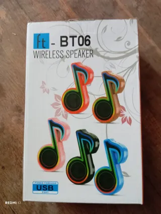 Altavoz Bluetooth Musical Neon