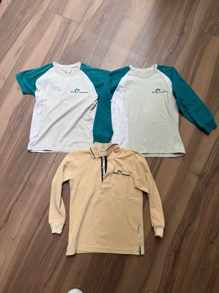 4 Camisetas y 1 polo bonito Talla 6 Mas Camarena