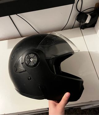 2 Cascos Moto LEM Integrales Negro