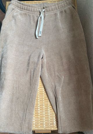 Pantalones beige de pana