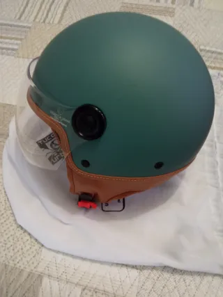 Casco Tucano Urbano Verde y Marrón Para chica