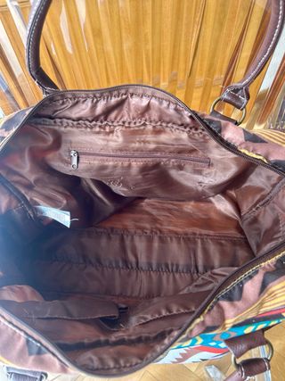 Bolso de mano estampado étnico