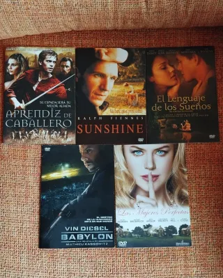 Lote 5 Películas DVD Variadas