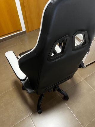 Silla Gamer Unic View Negra y Blanca