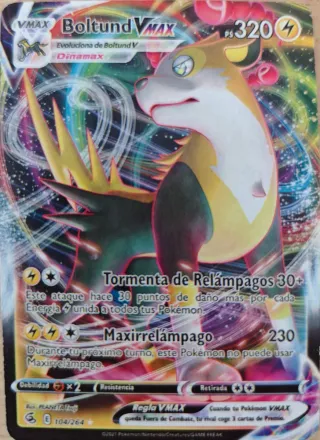 Carta Pokémon Boltund VMAX 104/264