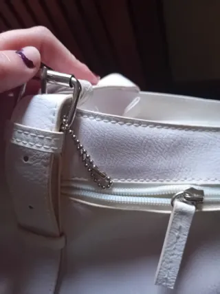 Bolso de hombro blanco MATTIES sin estrenar