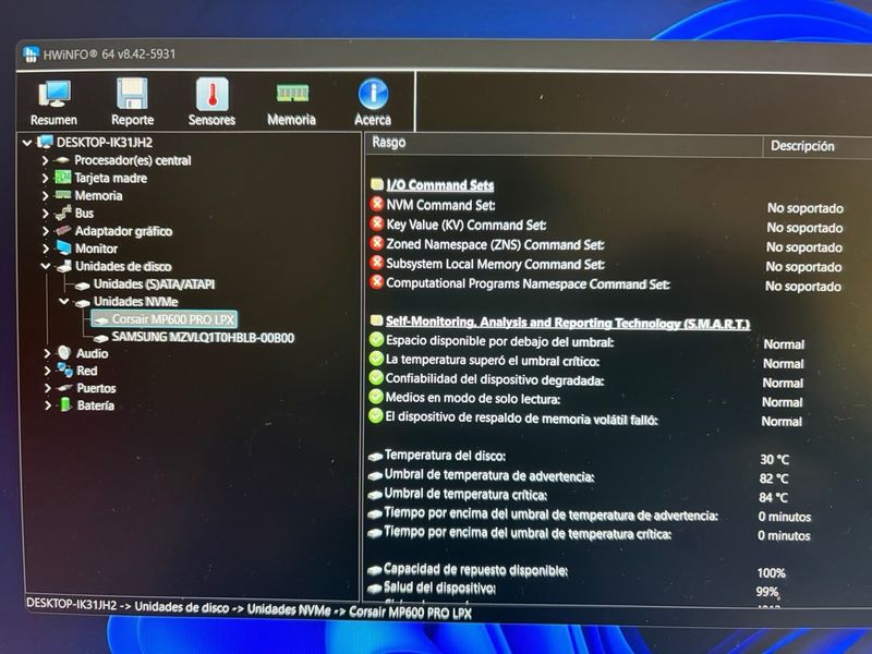 Corsair MP600 PRO LPX 1TB SSD NVMe afbeelding 4