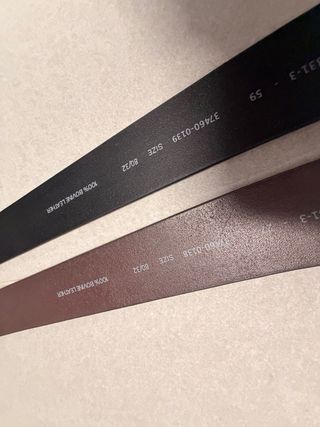 2 Cinture in Pelle Levi's Donna Nero/Marrone