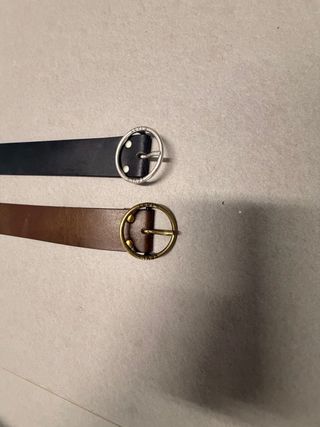 2 Cinture in Pelle Levi's Donna Nero/Marrone