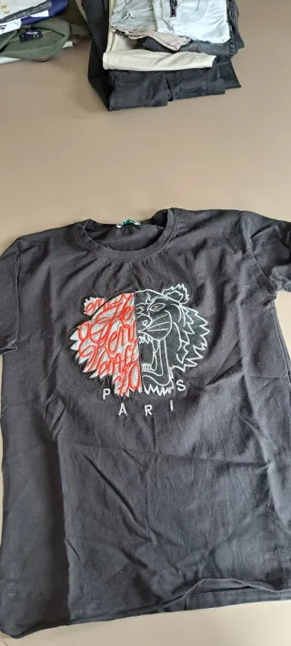 Camiseta Kenzo Negra Talla S/M