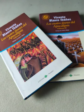 Libro,Los 4 jinetes del apocalipsis(volumen 1 y 2)