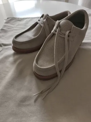 Zapatos Pull and Bear Hombre Beige