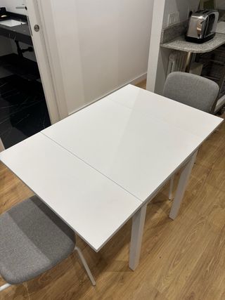 Mesa Comedor Extensible Blanca Ikea