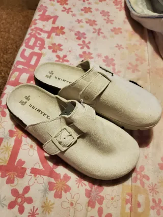 Zuecos Primark Talla 38 Beige
