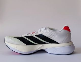 37 - Adidas Adizero Boston 13 Mujer - Cloud white