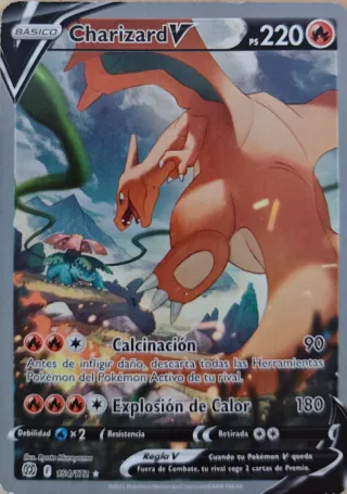 Carta Pokémon Charizard V 154/172