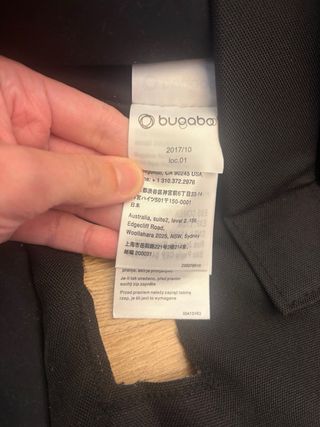 Funda Capazo Bugaboo Camaleon 3 Negra